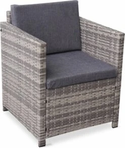 Alice's Garden Loungeset Perugia - 4 Plaatsen - Kleine Tuinset - Wicker - Grijstinten -Meubel Verkoop 1012x1200 1