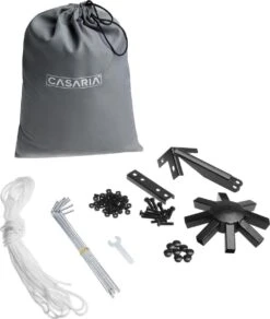 Casaria Paviljoen Lorca 3x3m - UV-bescherming 50+ Metaal - Antraciet 21 Casaria Paviljoen Lorca 3x3m - UV-bescherming 50+ Metaal - Antraciet -Meubel Verkoop 1015x1200