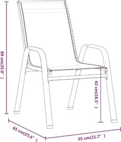 VidaXL 5-delige Tuinset Grijs En Zwart -Meubel Verkoop 1020x1200 1