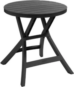 Allibert - Tuintafel - Oregon - Ø 70 Cm - Kunststof - Opklapbaar -Meubel Verkoop 1030x1200 1