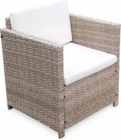 Alice's Garden Loungeset Perugia - 4 Plaatsen - Kleine Tuinset - Wicker - Naturel/beige -Meubel Verkoop 1040x1200 1