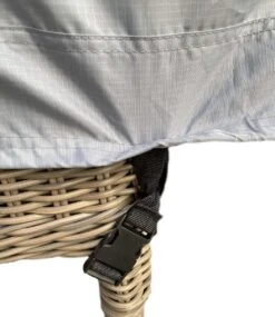 COVER UP HOC - Diamond Hoes Tuinmeubelen- 250x250x90 Cm - Tuinset Beschermhoes Waterdicht Met Stormbanden, Trekkoord En Afwaterings HOCCIE - Zilvergrijze Hoes Tuinmeubels -Meubel Verkoop 1041x1200 3