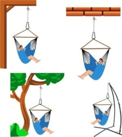 Metalen Ophangset Tot 160kg - Massieve Bevestiging Set Voor Hangstoel Hangmat - Plafond Wand Montage -Meubel Verkoop 1071x1200