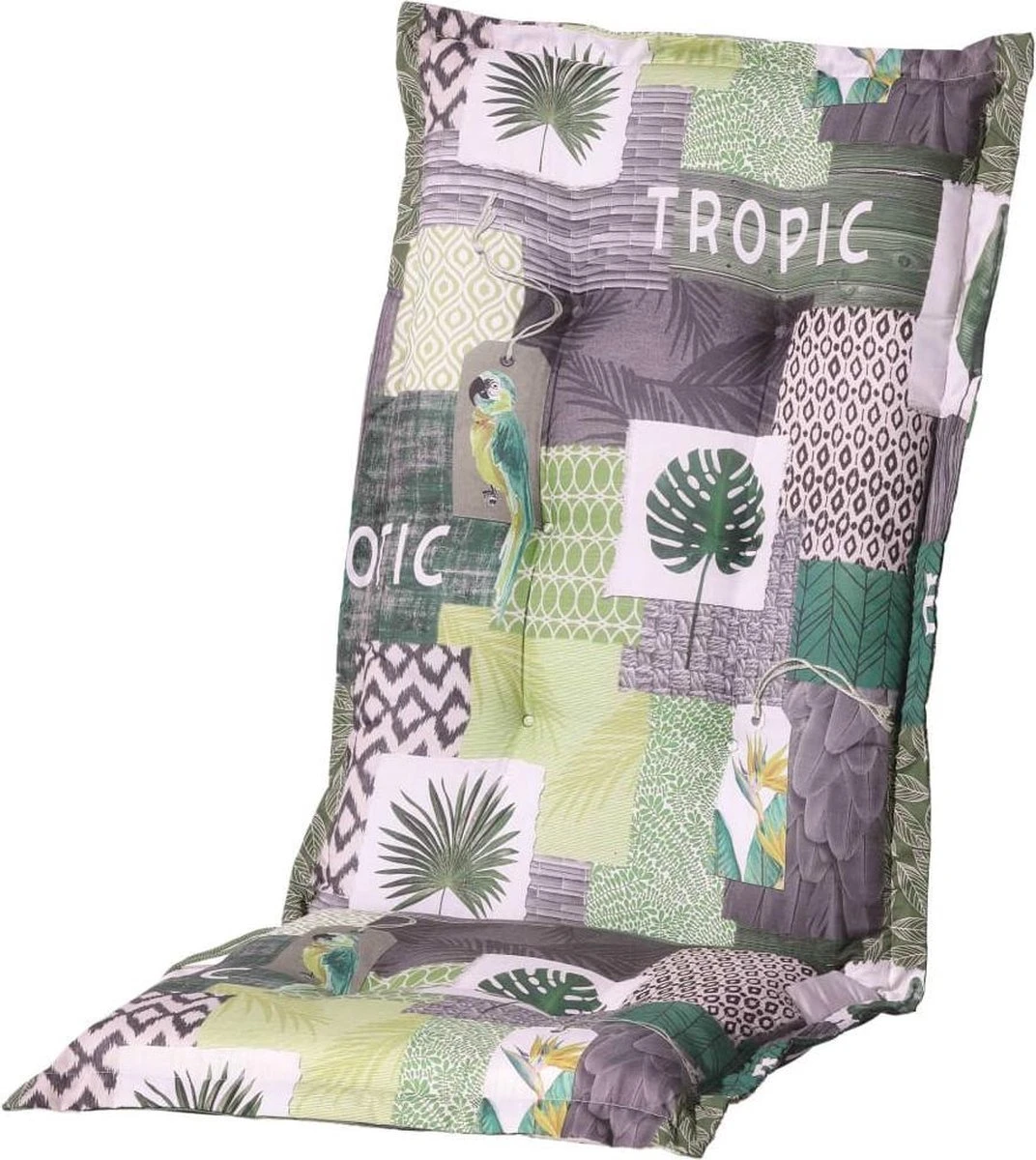 Madison - Tuinkussen - Universeel - Hoge Rug - Tropic Green - 123x50cm - Groen 3 Madison - Tuinkussen - Universeel - Hoge Rug - Tropic Green - 123x50cm - Groen