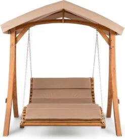 Bermuda Hollywoodschommel Tuinschommelbank 130 Cm 2-zits Zonneluifel -Meubel Verkoop 1078x1200 1