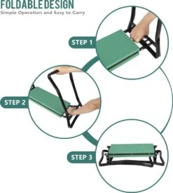 Uten - Kniebankje Tuin - Knie Steun - Tuinkruk Inklapbaar - Kniesteun Tuinieren - Kniekussen - Tot 150 Kg - Groen 18 Uten - Kniebankje Tuin - Knie Steun - Tuinkruk Inklapbaar - Kniesteun Tuinieren - Kniekussen - Tot 150 Kg - Groen -Meubel Verkoop 1078x1200
