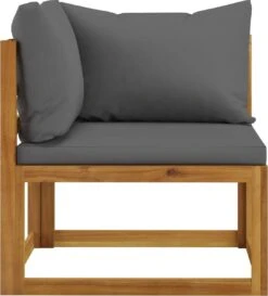 Decoways - 7-delige Loungeset Met Kussens Massief Acaciahout -Meubel Verkoop 1085x1200