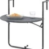 Balkontafel Cicala Inklapbaar 83,5x60x64 Cm Donkergrijs -Meubel Verkoop 1087x1200