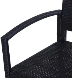 Outsunny Polyrotan Tuinbank 2-zits Parkbank Bank Staal Zwart 867-022 -Meubel Verkoop 1102x1200 2