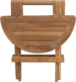 Picknicktafel Rond - Bijzettafel Voor Buiten - - Inklapbare Picknicktafel - Kleine Klaptafel Met Handvat - 50cm -Meubel Verkoop 1110x1200