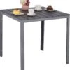 Relaxdays Tuintafel Vierkant - Grijze Buitentafel - Eettafel Tuin - Moderne Balkontafel -Meubel Verkoop 1114x1200 2