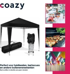 Coazy Waterdichte Partytent 3x3 Meter Opvouwbaar - Paviljoen - Easy Up - Pop-up Tent Met Haringen, Touw En Anti Slip Poten - Waterdicht - Partytenten Weerbestendig 12 Coazy Waterdichte Partytent 3x3 Meter Opvouwbaar - Paviljoen - Easy Up - Pop-up Tent Met Haringen, Touw En Anti Slip Poten - Waterdicht - Partytenten Weerbestendig -Meubel Verkoop 1132x1200 2