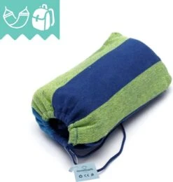 Dubbele Hangmat Blauw - 1 Of 2 Persoons - Lig Oppervlak 190x150cm - Lengte 260cm -Meubel Verkoop 1138x1200 1