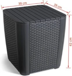 ALLIBERT Keter Luzon Opbergtafel - 39x39x43cm - Donkergrijs 29 ALLIBERT Keter Luzon Opbergtafel - 39x39x43cm - Donkergrijs -Meubel Verkoop 1144x1200 1