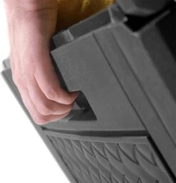 Opbergbox 310L UV-Bestendig Weerbestendig Wielen Tuinbox Rotan-look Antraciet -Meubel Verkoop 1149x1200 4