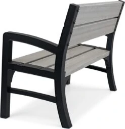 Keter Montero Tuinbank – 2-personen - 120x61x91cm - Grafiet -Meubel Verkoop 1161x1200