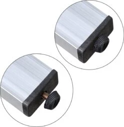 Casaria Polyrattan Tuinbank – 2 Zits UV-bestendig - Zwart -Meubel Verkoop 1175x1200 1