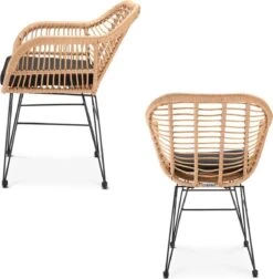 Casaria Tuinset Bali 3 Delig – 1 Tafel/2 Stoelen – Naturel Zwart 22 Casaria Tuinset Bali 3 Delig – 1 Tafel/2 Stoelen – Naturel Zwart -Meubel Verkoop 1175x1200 2