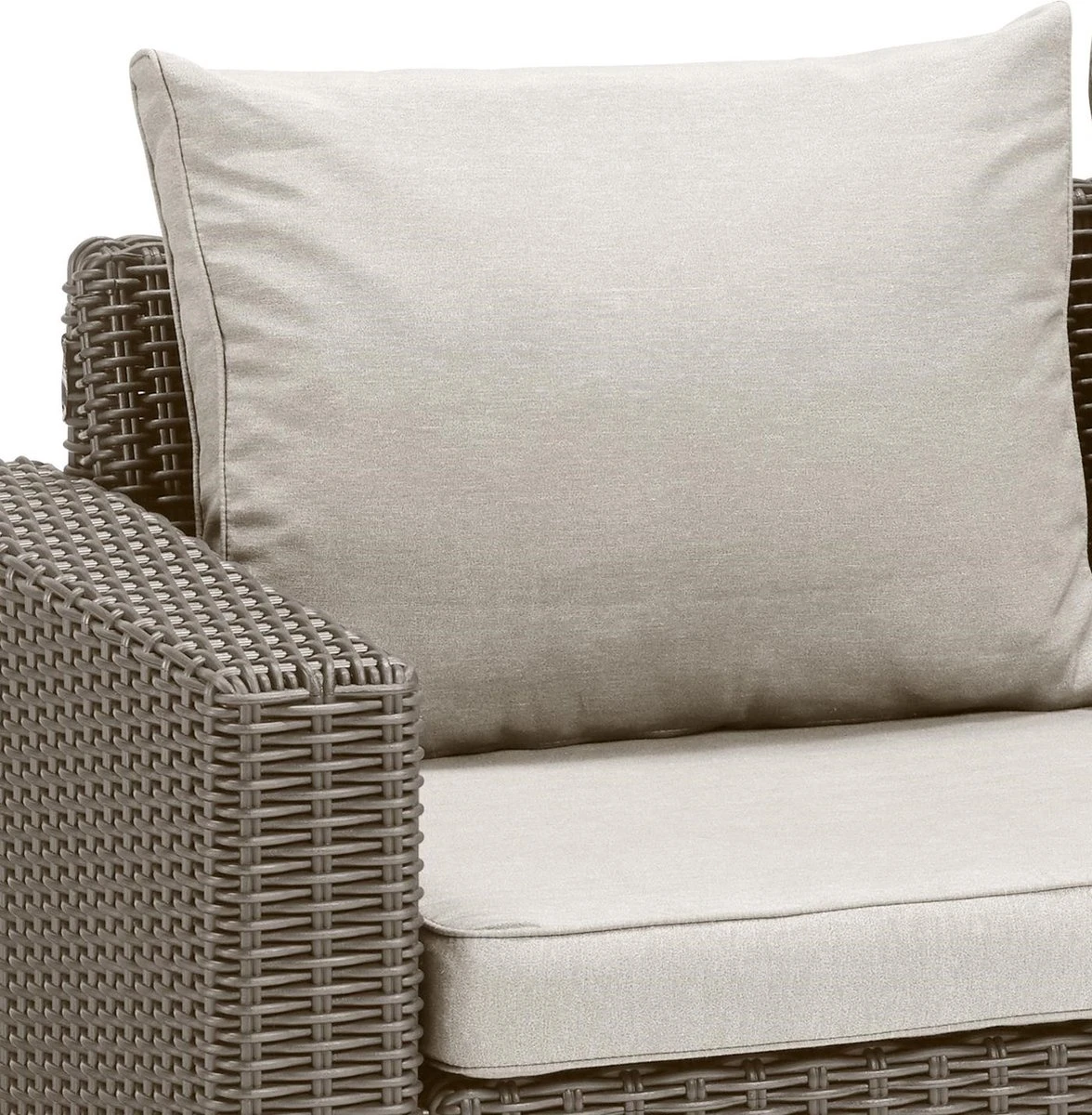 Allibert California Loungeset - 5 Personen - Cappuccino 13 Allibert California Loungeset - 5 Personen - Cappuccino - Afbeelding 11