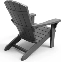 Keter Troy Adirondack Tuinstoel - 81x80x96,5cm - Grafiet -Meubel Verkoop 1180x1200