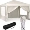 Waterdichte Partytent 3x3 Meter Opvouwbaar Met Zijwanden- Paviljoen Met Zijpanelen - Easy Up - Pop-up Tent Met Haringen, Touw En Anti Slip Poten -Meubel Verkoop 1183x1200 2