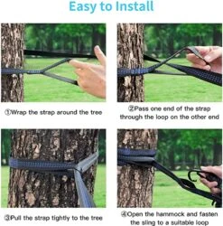 Fuegobird Hangmat Dubbele En Enkele Draagbare Hangmat Met Boomtouwen, Lichtgewicht Nylon Parachute-hangmatten Camping -Meubel Verkoop 1187x1200 2