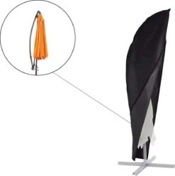 Parasolhoes Voor Zweefparasol - 265 Cm - Zwart - Waterbestendige Hoes Voor Parasol - Parasolhoes Staande Parasol Met Rits -Meubel Verkoop 1193x1200 5
