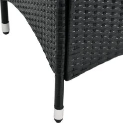 Polyrotan Balkonset - Bayamo - 3-delig - Zwart -Meubel Verkoop 1194x1200 4