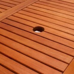 Merkloos Tuintafel Acaciahout - 160x85x75cm - FSC-gecertificeerd -Meubel Verkoop 1198x1200 6