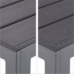 Relaxdays Tuintafel Vierkant - Grijze Buitentafel - Eettafel Tuin - Moderne Balkontafel -Meubel Verkoop 1198x1200 8