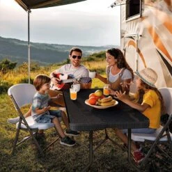 Lenx Klaptafel - Inklapbare Tafel - Opvouwbare Tuintafel - Vouwtafel - Inclusief Handvat En 2 Tafelkleden - 180x75x74cm - 6 Tot 8 Personen 18 Lenx Klaptafel - Inklapbare Tafel - Opvouwbare Tuintafel - Vouwtafel - Inclusief Handvat En 2 Tafelkleden - 180x75x74cm - 6 Tot 8 Personen -Meubel Verkoop 1199x1200 2