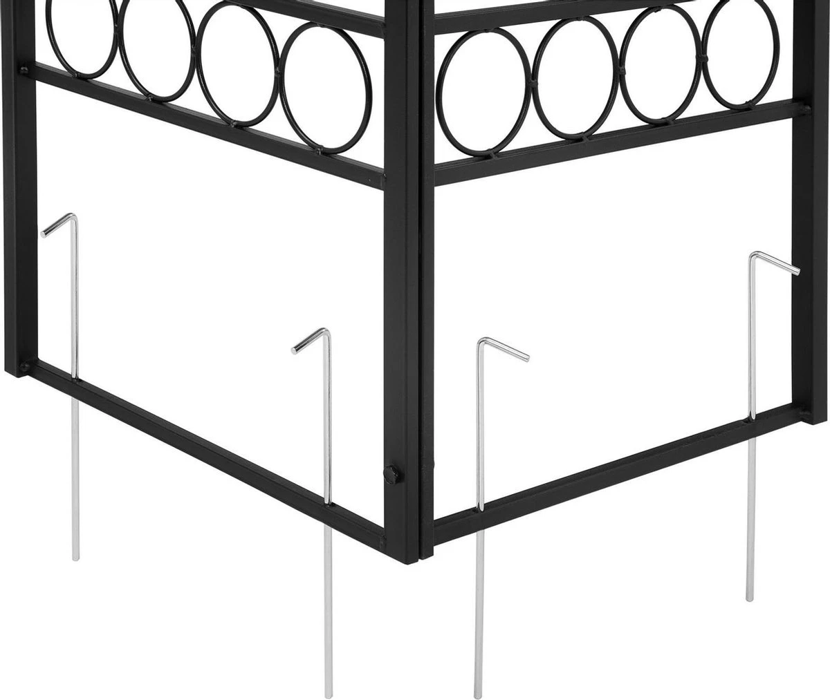 Casaria Paviljoen Lorca 3x3m - UV-bescherming 50+ Metaal - Antraciet 4 Casaria Paviljoen Lorca 3x3m - UV-bescherming 50+ Metaal - Antraciet - Afbeelding 2