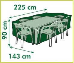 Nature - Tuinmeubelhoes - Beschermhoes Voor Tafel (rechthoekig) - H90 X 225 X 143cm 9 Nature - Tuinmeubelhoes - Beschermhoes Voor Tafel (rechthoekig) - H90 X 225 X 143cm -Meubel Verkoop 1200x1018 2