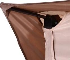 Outsunny Paviljoen Met Zijwanden Partytent Tuintent Popup 3,25 X 3,25 M Khaki 840-166 -Meubel Verkoop 1200x1018
