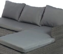 MaxxGarden Loungeset – Rattan Hoekset - 4 Persoons - Incl. Salontafel - Grijs -Meubel Verkoop 1200x1020