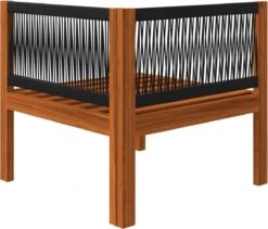 Decoways - 5-delige Loungeset Met Kussens Massief Acaciahout Crèmekleurig -Meubel Verkoop 1200x1024
