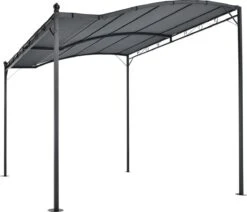 Pergola Tuinpaviljoen 300x250x243 Cm Antraciet Donkergrijs -Meubel Verkoop 1200x1032 3