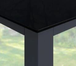 Casaria – Tuintafel – Aluminium – 90x90x75cm –Antraciet -Meubel Verkoop 1200x1034