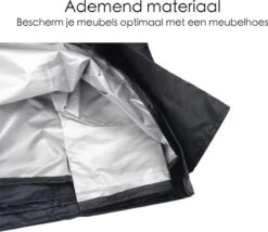 Merkloos Beschermhoes Voor Tuinmeubelen - 250x250x90cm - Zwart -Meubel Verkoop 1200x1039