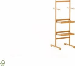 Bistro Set Hout Balkonset FSC – Patio Set Tuin – Houten Frans Tuinsetje – Kleine Tuinset – Complete Kleine Balkon Tafelset Met Gratis Bijzettafel – Hardhout FSC Balkonstoelen & Balkon Tafel - Tuintafel En Stoelen - Bistroset Van Hout – Balcony Set -Meubel Verkoop 1200x1054