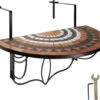 Tectake - Balkontafel Mozaïek Klapbaar - 402774 -Meubel Verkoop 1200x1060 1