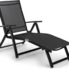 Blumfeldt Pomporto Lounge Ligstoel Voor Tuin / Balkon / Terras , Aluminium , 7-posities , Bekleding Van 70 % PVC En 30 % Polyethyleen -Meubel Verkoop 1200x1069