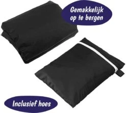 Merkloos Parasolhoes Met Rits En Trekkoord – Beschermhoes Voor Zweefparasol & Staande Parasol – Waterdicht Afdekhoes – Hoes Voor Hangparasol – Inclusief Opberghoes – Zwart - 205 Cm -Meubel Verkoop 1200x1079 1