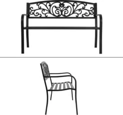 Pro Garden Tuinbank -127 X 60 - Metaal -Meubel Verkoop 1200x1117 1