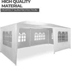 MaxxGarden Partytent - Paviljoen - 300 X 600 X 250 Cm - Met Zijwanden - Waterdicht Pro - 32mm Buizen – Wit 13 MaxxGarden Partytent - Paviljoen - 300 X 600 X 250 Cm - Met Zijwanden - Waterdicht Pro - 32mm Buizen – Wit -Meubel Verkoop 1200x1119 3