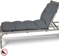 Beautissu Flair RL – Ligbedkussen Tuinkussen Ligstoel – Zonnebed Kussen Voor Tuin Meubelen 190x60x8 Cm Antraciet -Meubel Verkoop 1200x1123 2