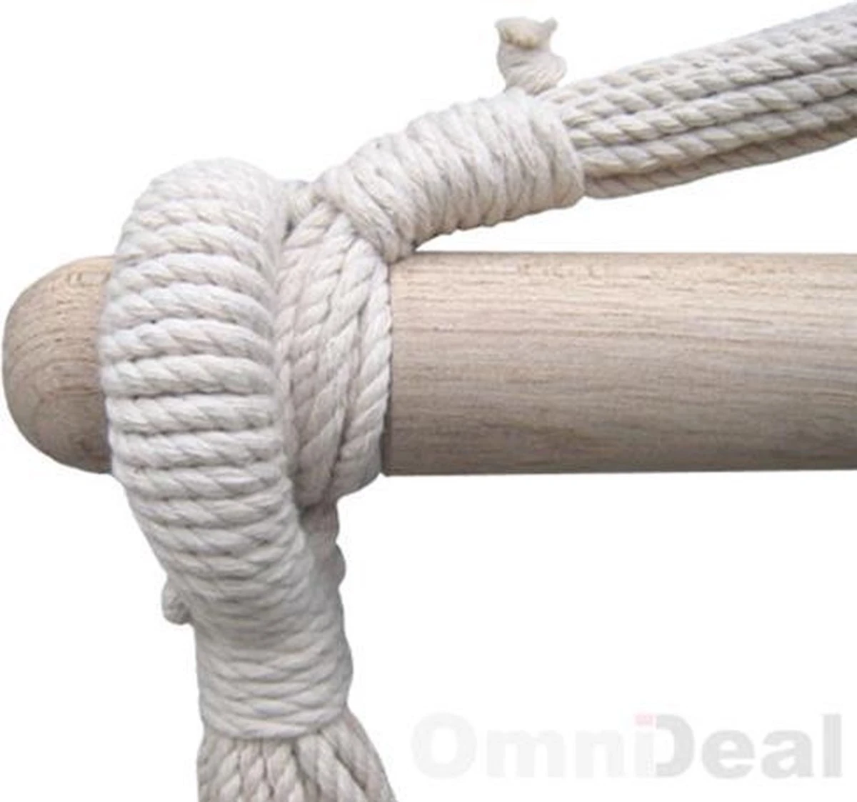 XXL 2 Persoons Hangstoel 185x130 - Zit Hangmat Met Spreidstok Tot 150 Kg - Binnen En Buiten 12 XXL 2 Persoons Hangstoel 185x130 - Zit Hangmat Met Spreidstok Tot 150 Kg - Binnen En Buiten - Afbeelding 10