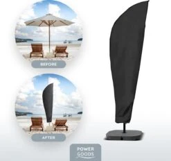 Power Goods Parasolhoes XXL Voor Zweefparasol – Parasolhoes Met Rits En Stok – Parasolhoes Staande Parasol – Tuinmeubelhoezen – Beschermhoes Zweefparasol – Waterproof – Anti-UV – 280 X 81 Cm -Meubel Verkoop 1200x1126 3