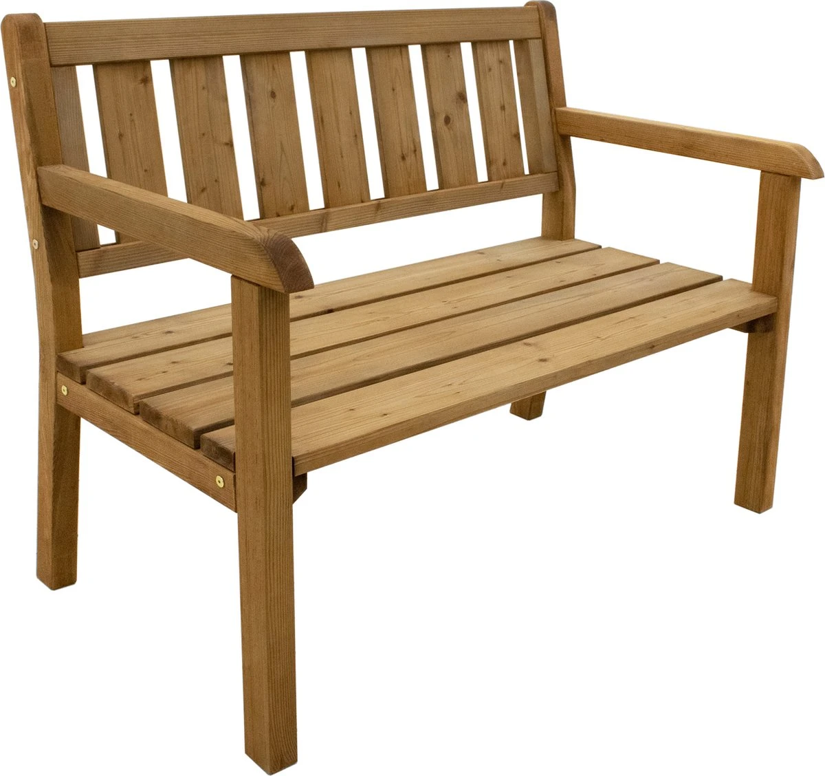 AXI Charlotte Tuinbank Van Hout 110 Cm - Bruin 4 AXI Charlotte Tuinbank Van Hout 110 Cm - Bruin - Afbeelding 2