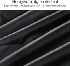 Merkloos Beschermhoes Voor Tuinmeubelen - 250x250x90cm - Zwart -Meubel Verkoop 1200x1129 3